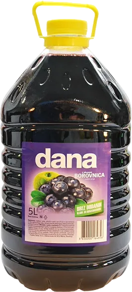 DANA  SIRUP BORŮVKA 5L pet s uchem