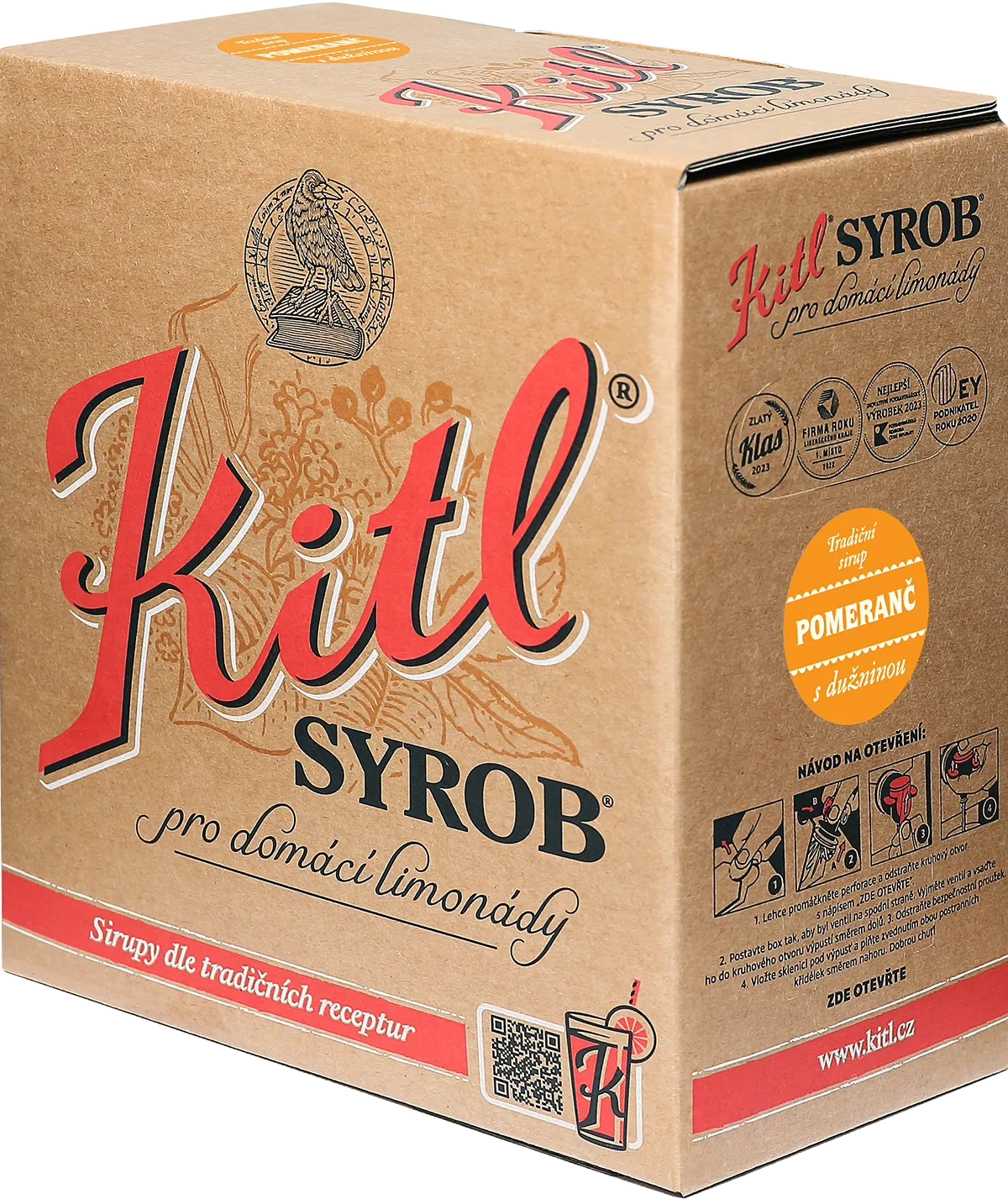 KITL BIB 5L POMERANČ SYROB