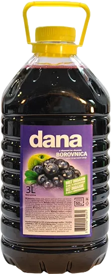 DANA  SIRUP BORŮVKA 3L pet s uchem