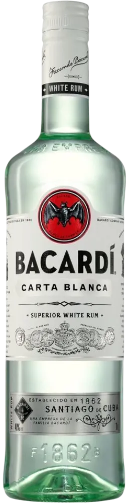 Bacardi Carta Blanca 1l 37,5%