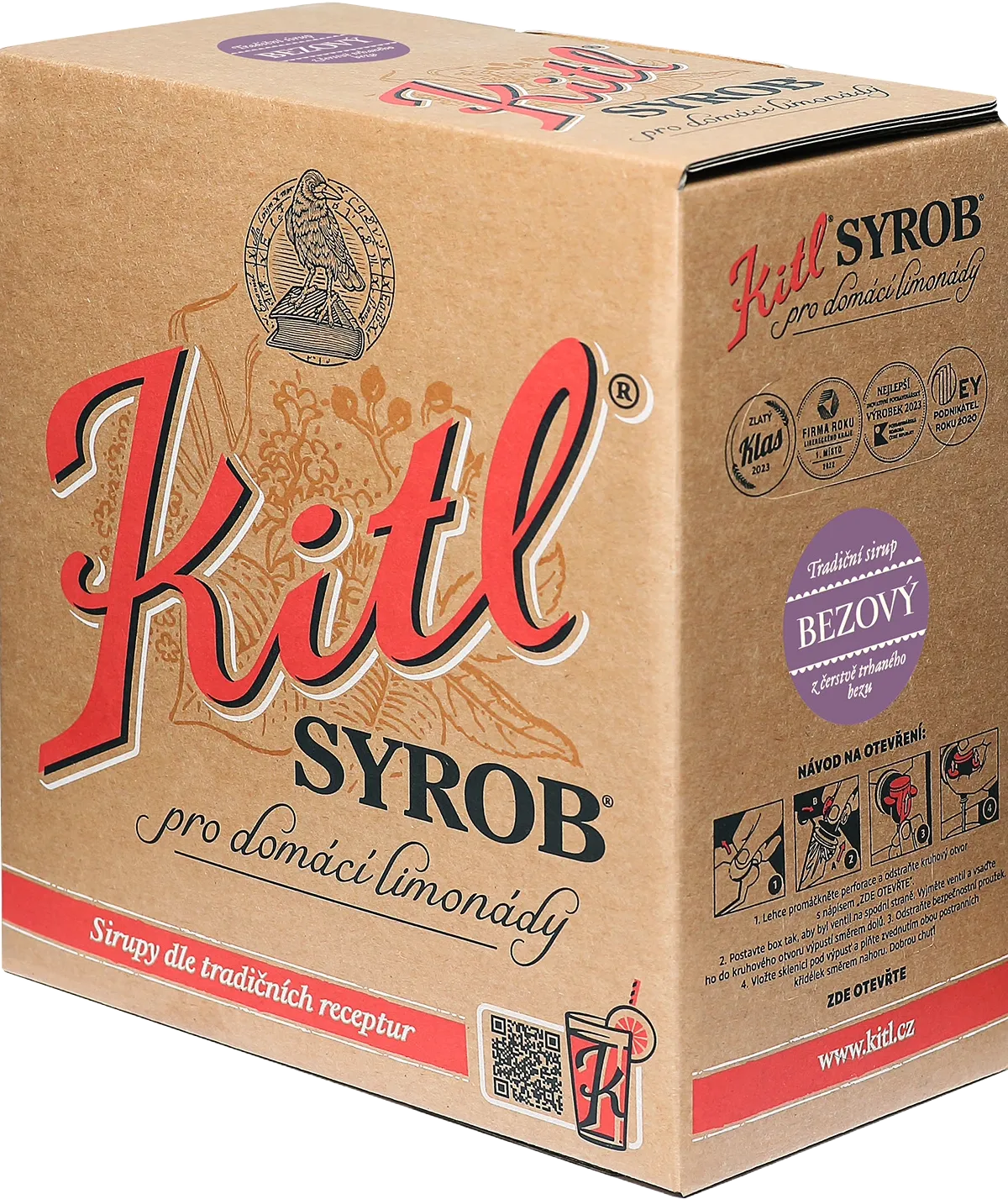 KITL BIB 5L BEZOVÝ SYROB