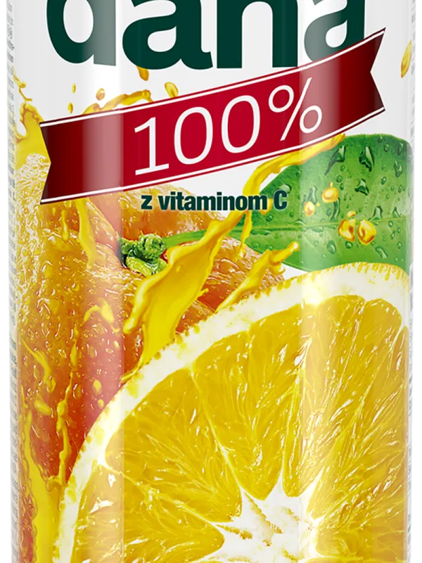 Produkt DANA POMERANČ 100% 1L Obrázek