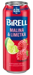 Produkt BIRELL LIMETKA&MALINA 0,5L/24 KS PLECH Obrázek