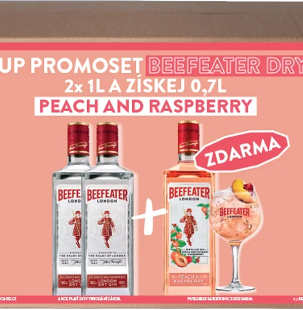 Produkt PACK Beefeater 2X 1l + Raspberry 0,7l zdarma Obrázek