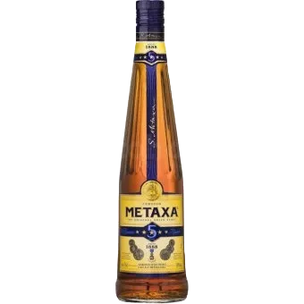 METAXA  5 HVĚZD  38% 1ll