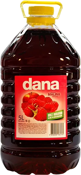 DANA  SIRUP MALINA 5L pet s uchem