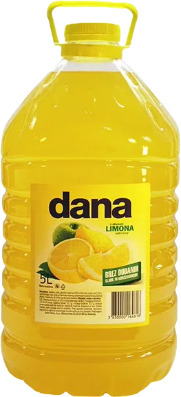 DANA  SIRUP CITRON 5L pet s uchem