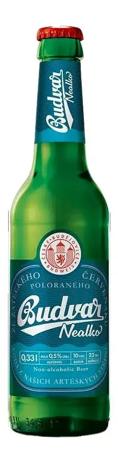 BUDVAR nealko sklo 0,33l/24