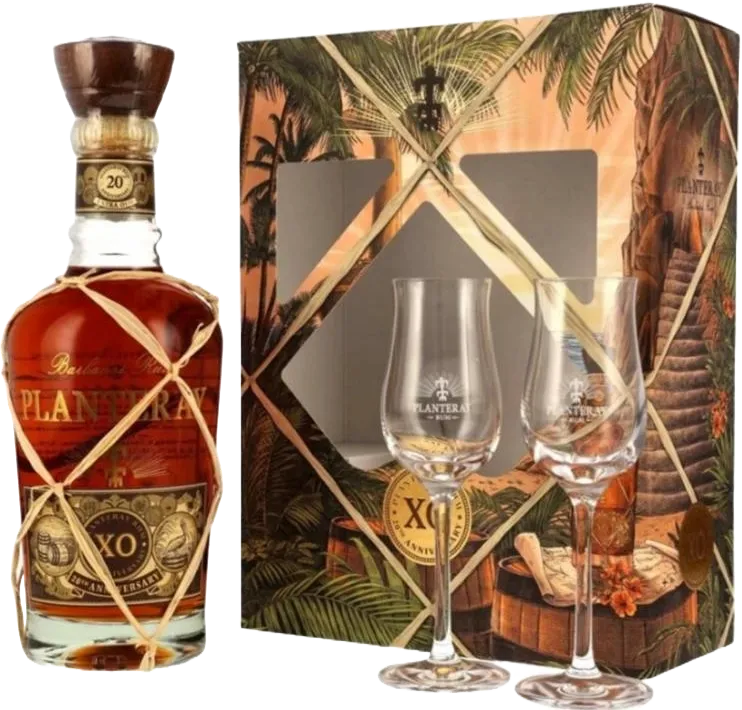 Planteray 20th Anniversary XO 0,7l 40% + 2skla GB