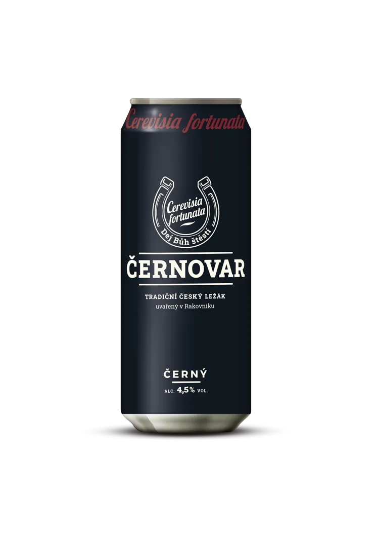 ČERNOVAR tmavý LEŽ. 0,5L plech