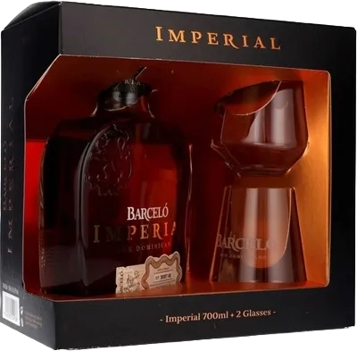 Barcelo Imperial 0,7l 38% +2skla GB