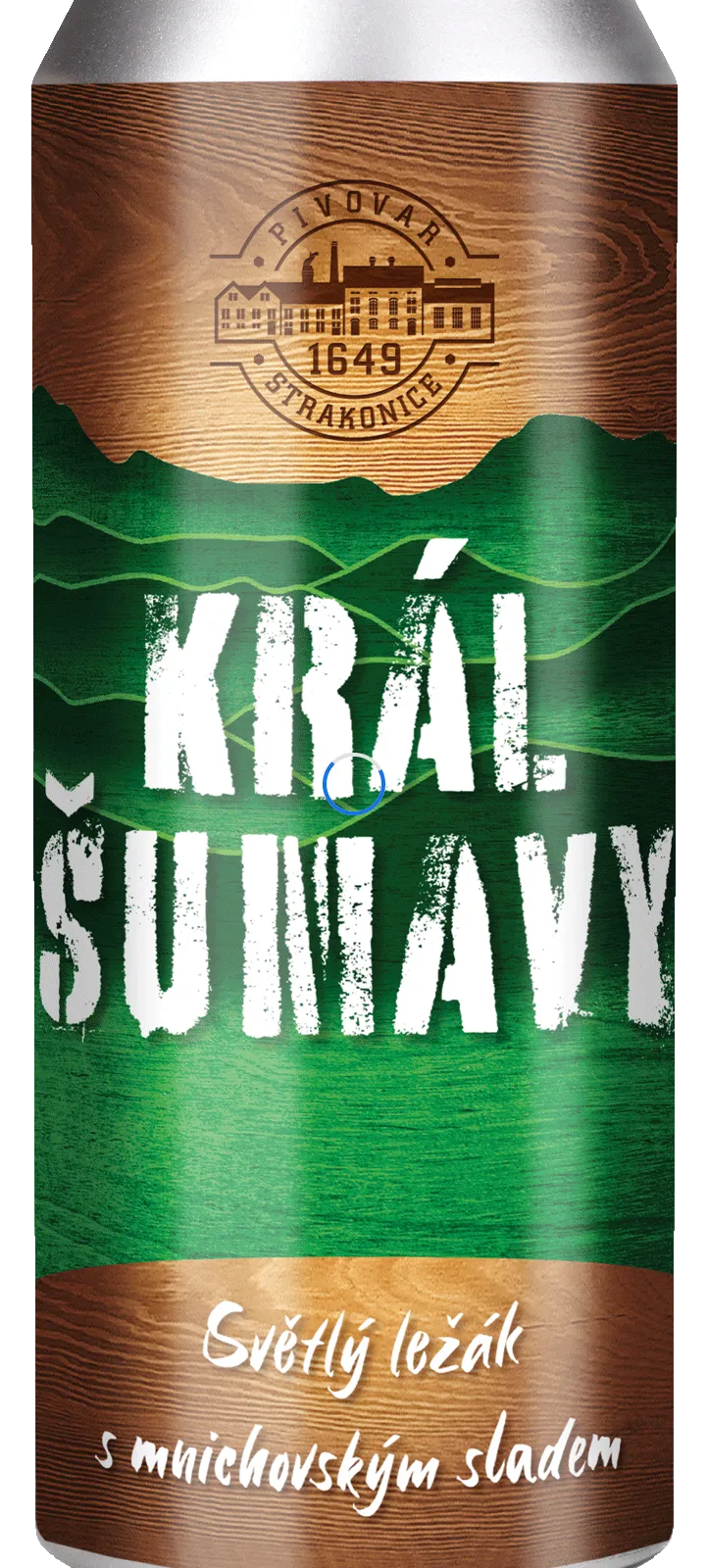KRÁL ŠUMAVY sv.ležák 0,5L plech Strakonice