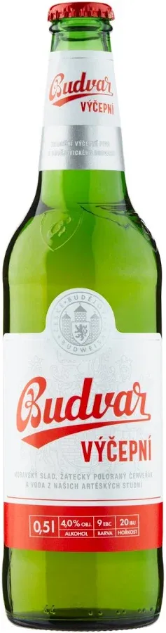 BUDVAR 10° sklo 0,5l/20ks