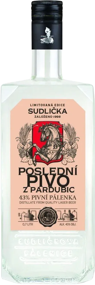 POSLEDNÍ PIVO Z PARDUBIC Sudlička 43% 0,7l