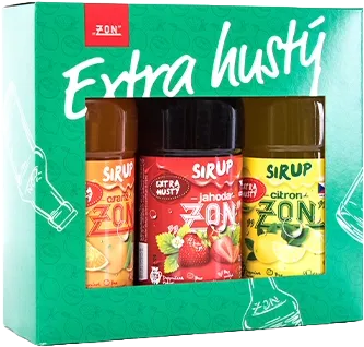 ZON sirup dárkové balení 3x0,7L
