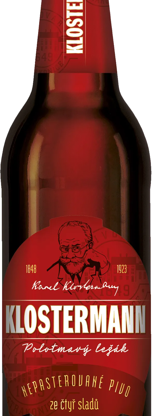 KLOSTERMANN polotm. lež. 0,5l sklo Strakonice