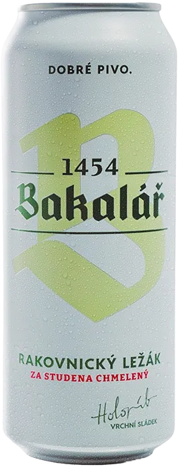 BAKALÁŘ lež.stud.chmel 0,5l plech