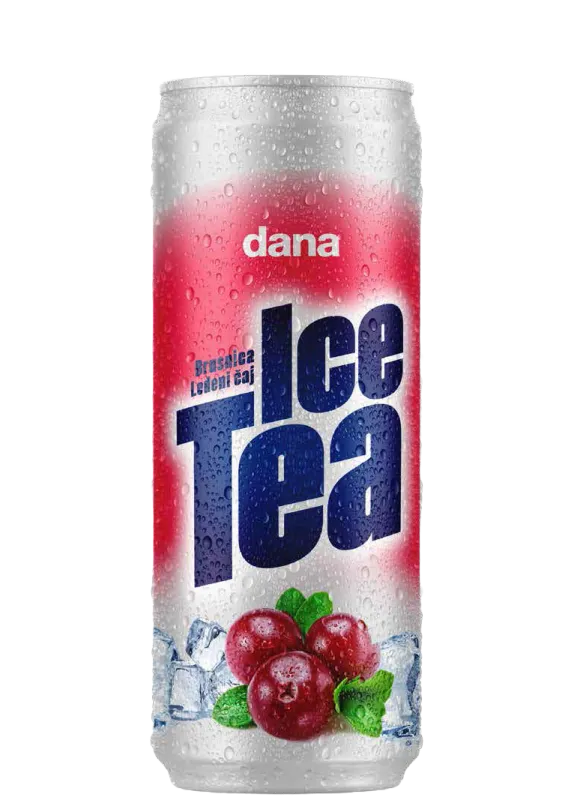 Produkt DANA ICE TEA BRUSINKA 0,33L/12 PLECH Obrázek