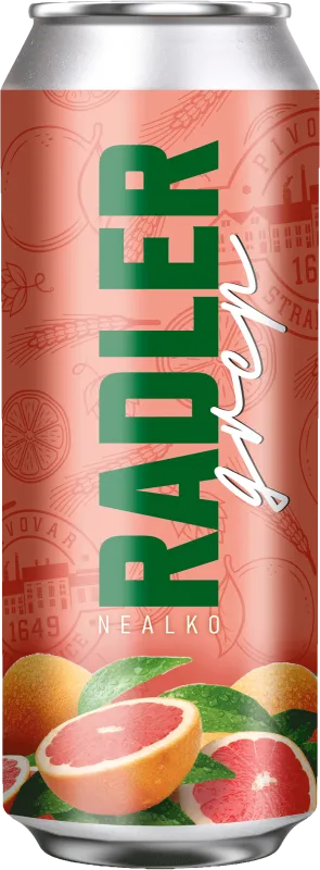 Produkt RADLER grep 0,5l plech Strakonice Obrázek