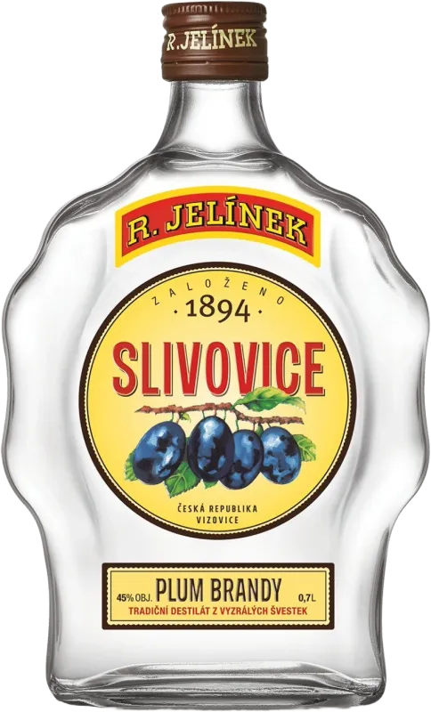 Produkt Slivovice Bílá budík R.J. 0,7l 45% Obrázek