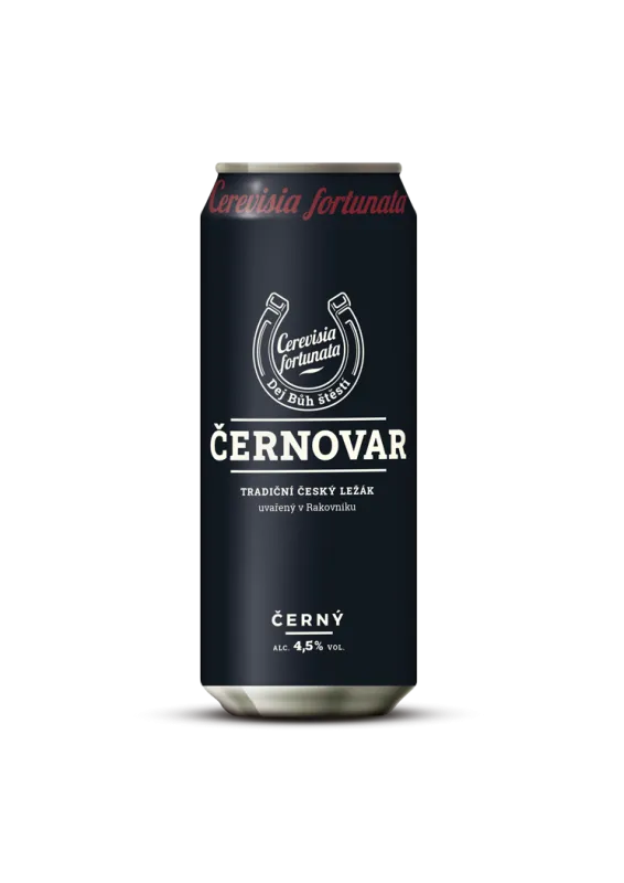 Produkt ČERNOVAR tmavý LEŽ. 0,5L plech Obrázek