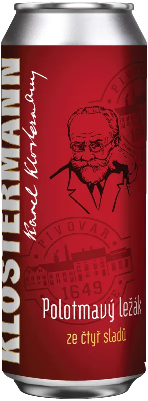 Produkt KLOSTERMANN polotm. lež. 0,5L plech Strakonice Obrázek