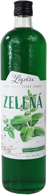 Produkt Zelená Liqvére /peprmint/ 1l 20% Obrázek