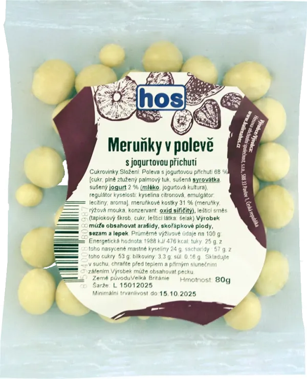 Produkt MERUŇKY v jogurtu 80g Obrázek