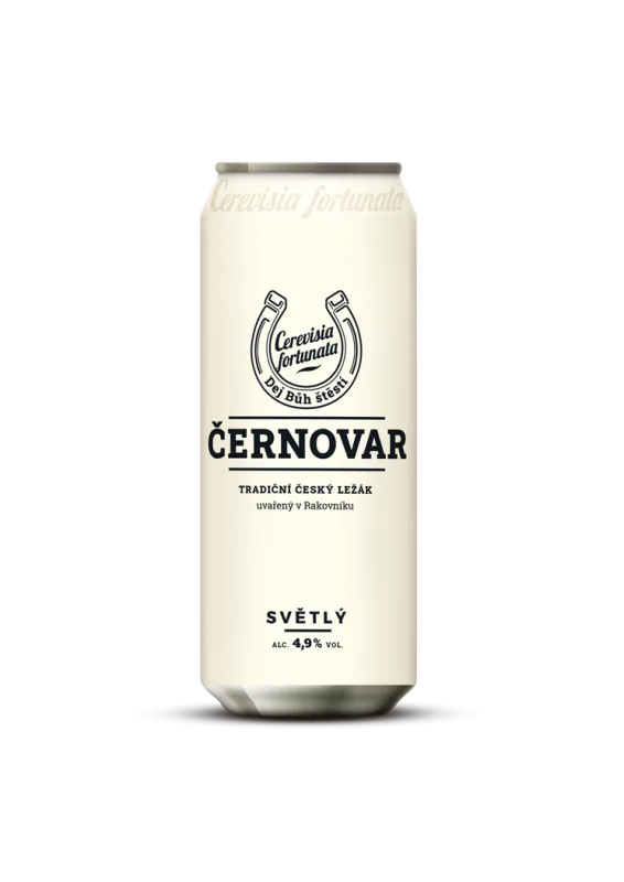 Produkt ČERNOVAR ležák sv. 0,5l plech Obrázek