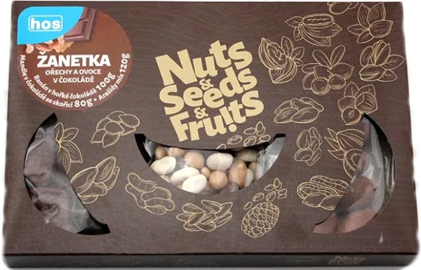 Produkt KRABIČKA Žanetka ořechy a ovoce v čokoládě 300g Obrázek